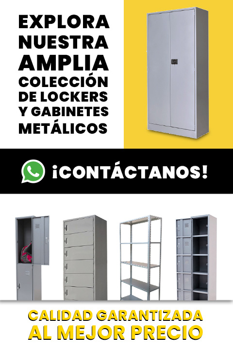 Explora nuestra amplia colección de lockers y gabinetes metálicos - Contáctanos - Calidad garantizada al mejor precio.